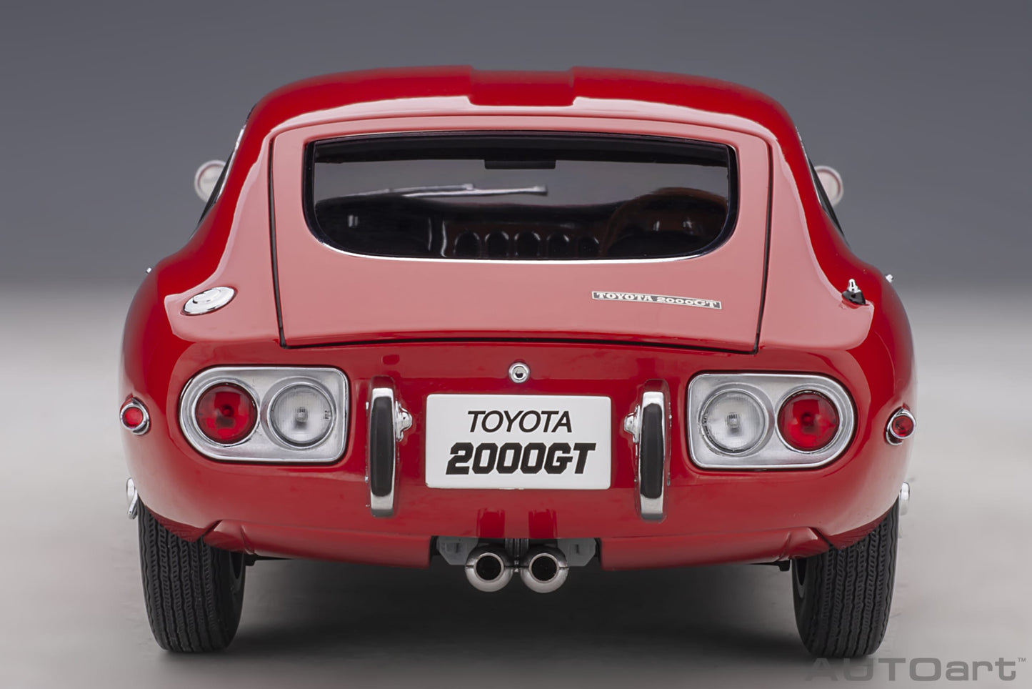 Toyota 2000GT – 1967 – Red with Wire‑Spoke Wheels – AUTOart