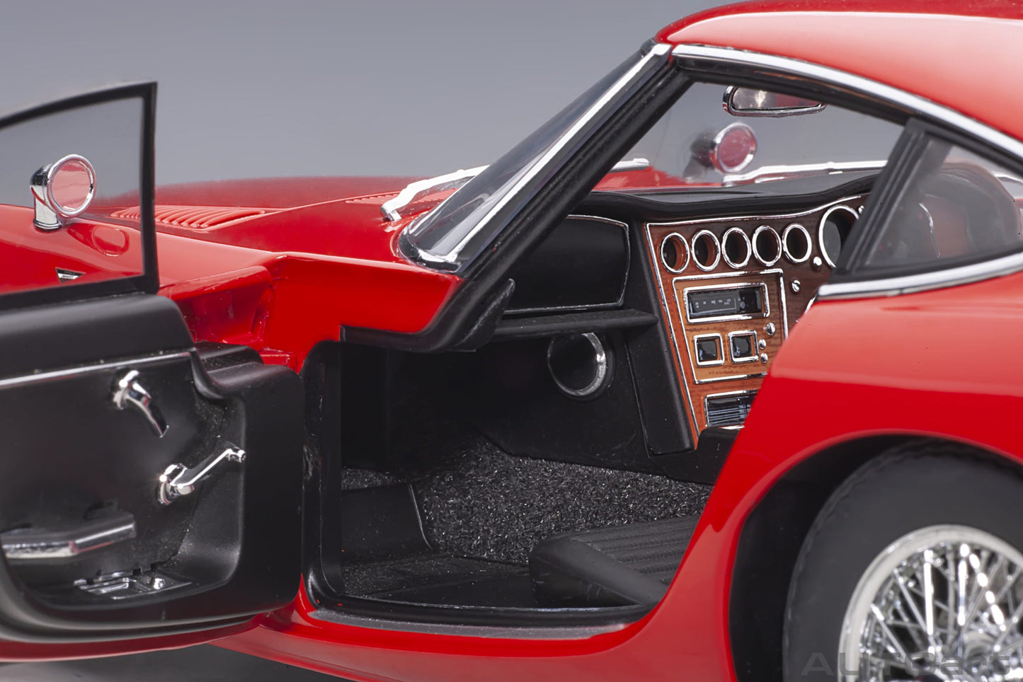 Toyota 2000GT – 1967 – Red with Wire‑Spoke Wheels – AUTOart