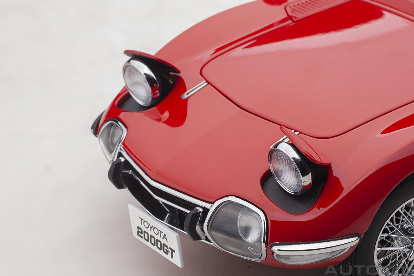 Toyota 2000GT – 1967 – Red with Wire‑Spoke Wheels – AUTOart