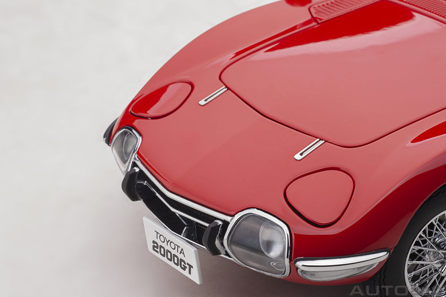 Toyota 2000GT – 1967 – Red with Wire‑Spoke Wheels – AUTOart