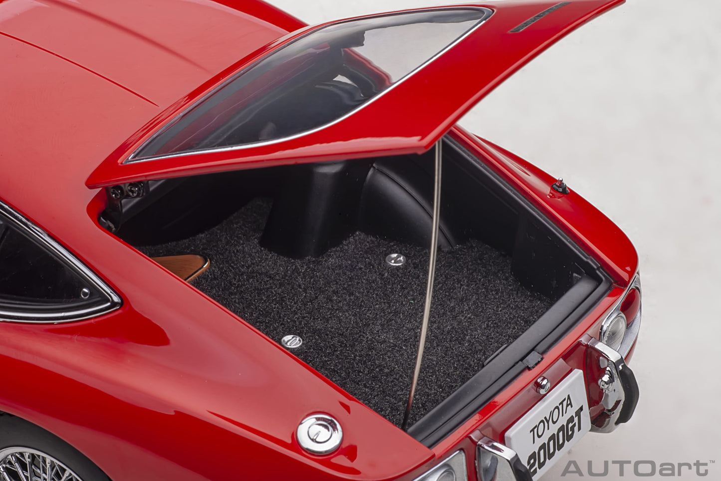 Toyota 2000GT – 1967 – Red with Wire‑Spoke Wheels – AUTOart