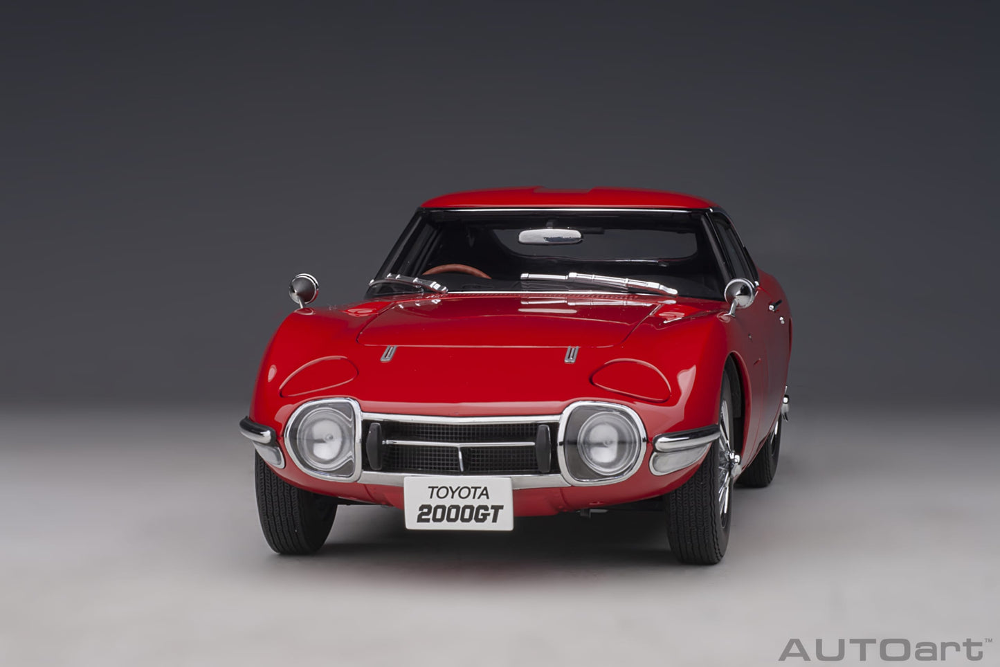 Toyota 2000GT – 1967 – Red with Wire‑Spoke Wheels – AUTOart