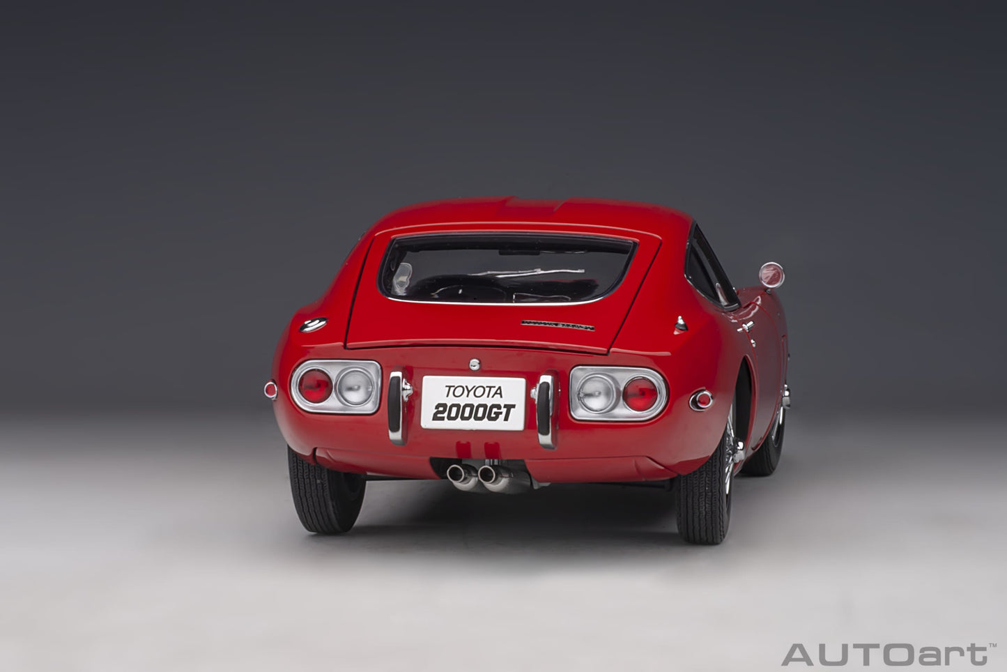 Toyota 2000GT – 1967 – Red with Wire‑Spoke Wheels – AUTOart