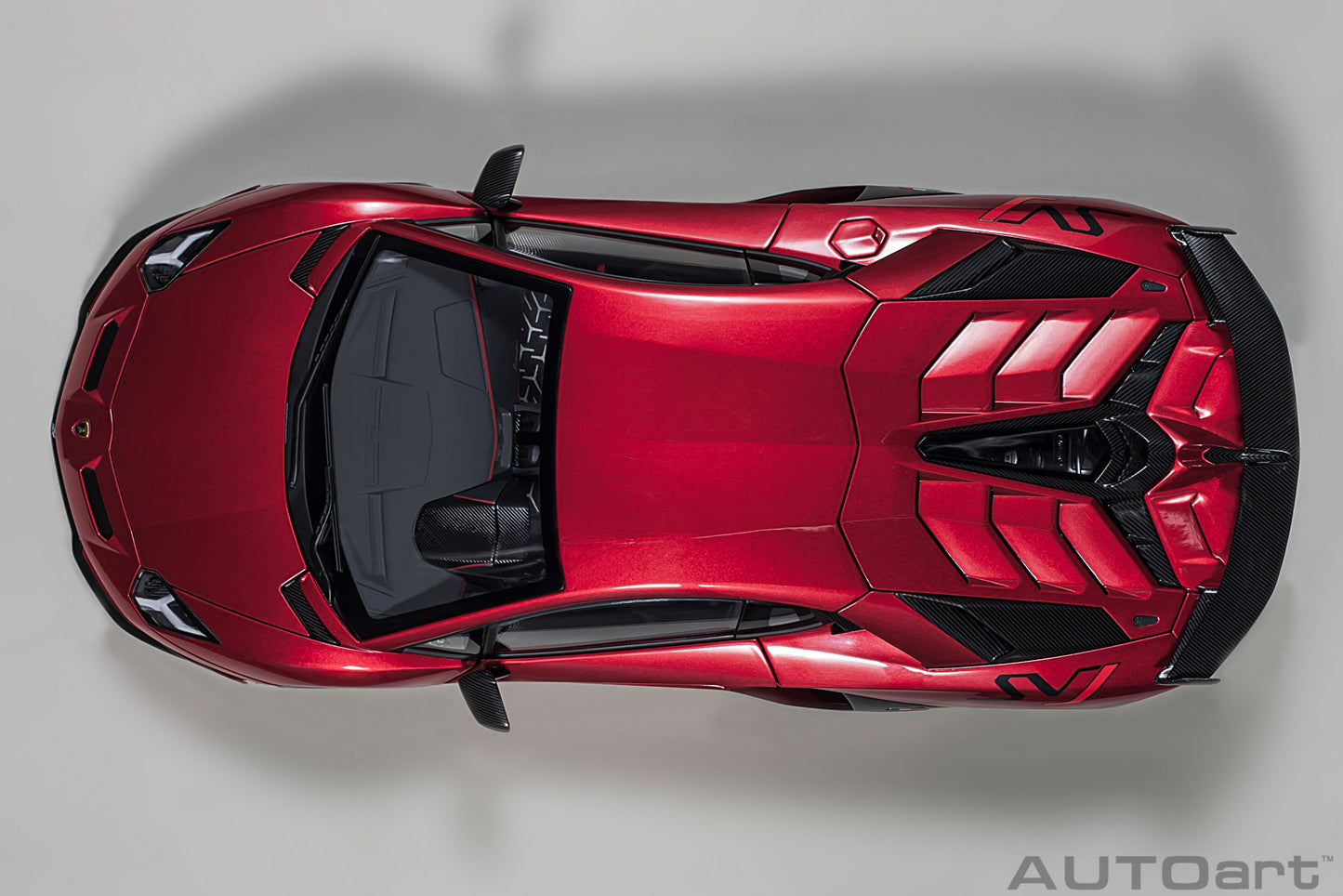 Lamborghini Aventador SVJ – 2018 – Rosso Efesto Metallic – 1:18 – AUTOart