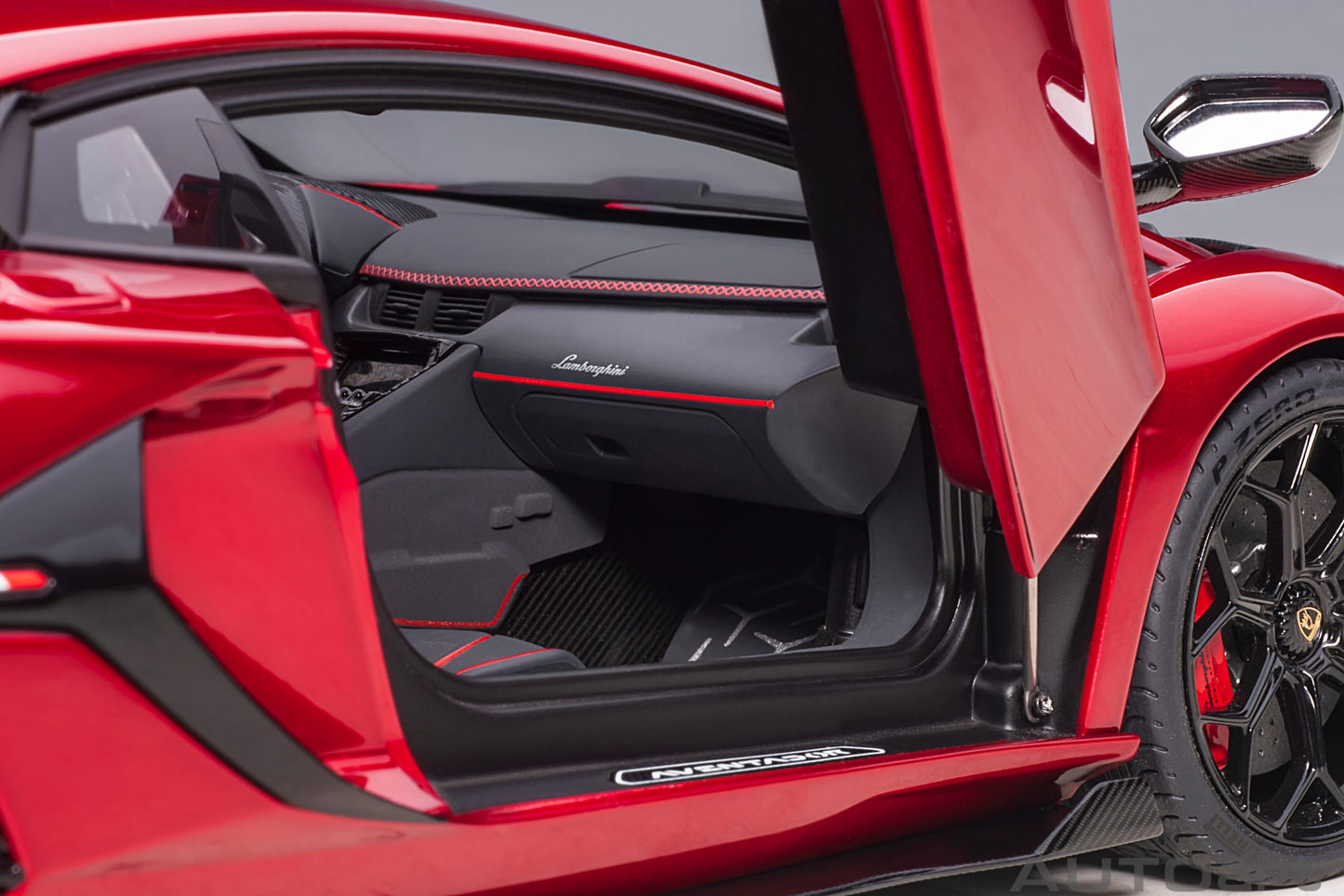 Lamborghini Aventador SVJ – 2018 – Rosso Efesto Metallic – 1:18 – AUTOart