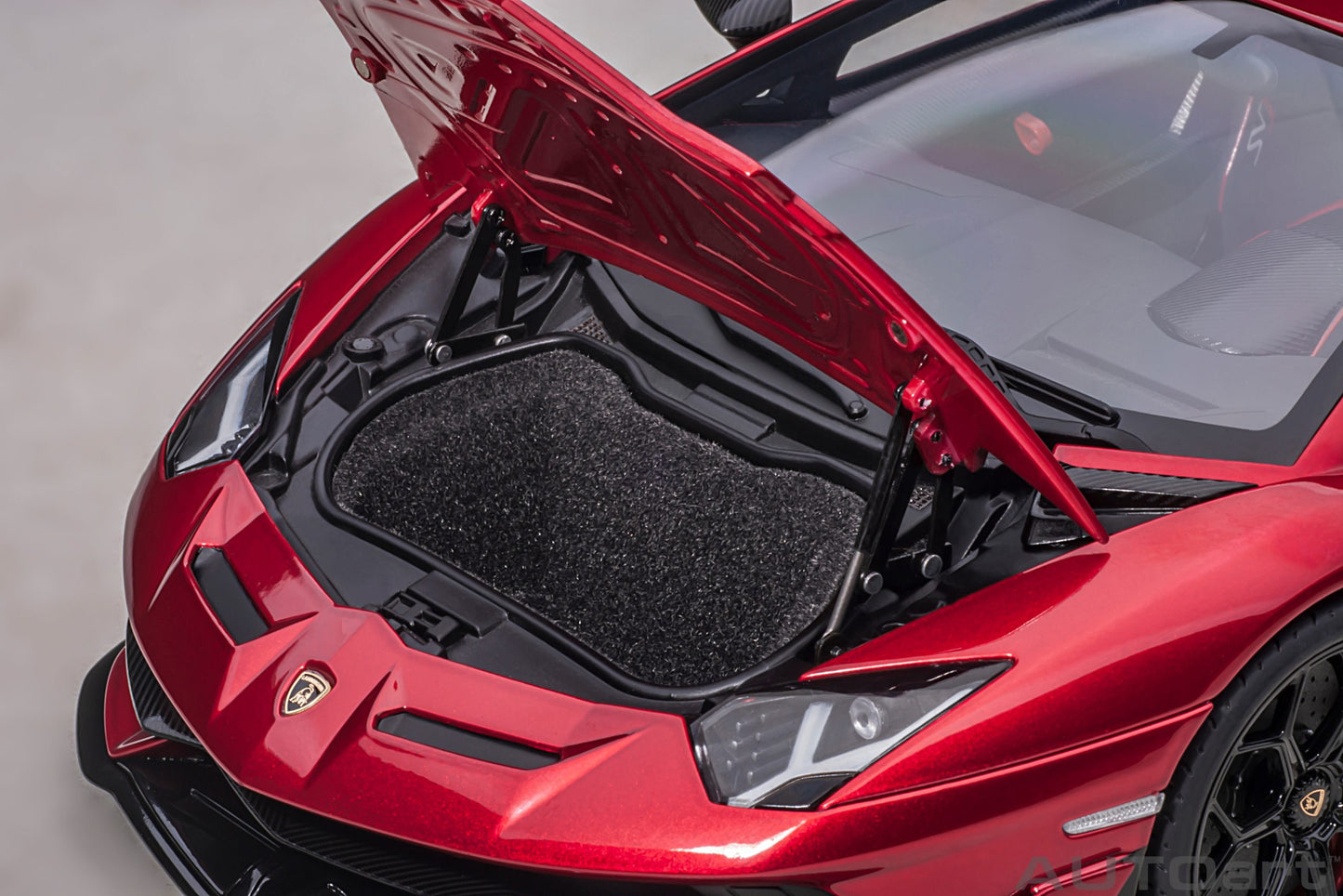 Lamborghini Aventador SVJ – 2018 – Rosso Efesto Metallic – 1:18 – AUTOart