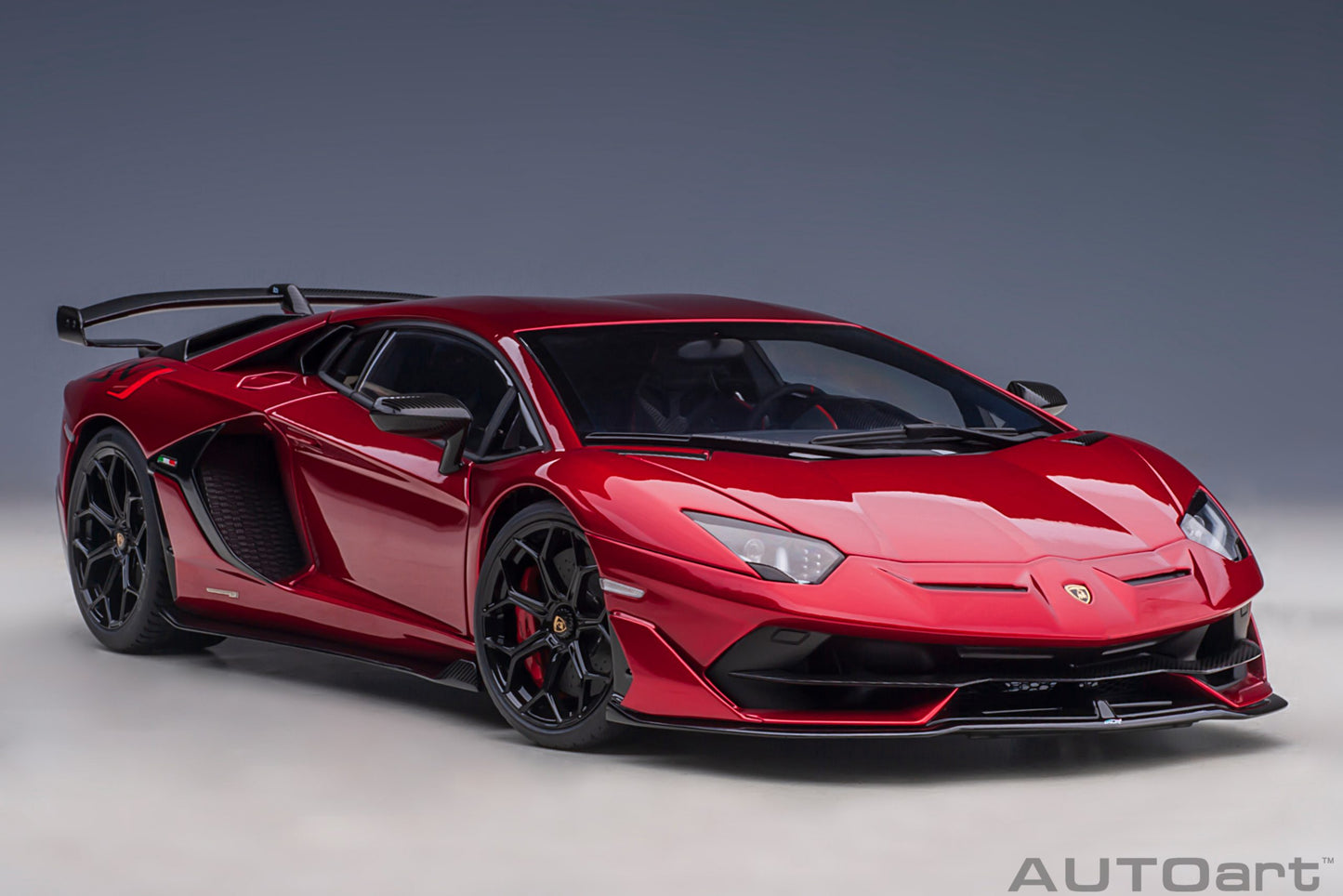Lamborghini Aventador SVJ – 2018 – Rosso Efesto Metallic – 1:18 – AUTOart