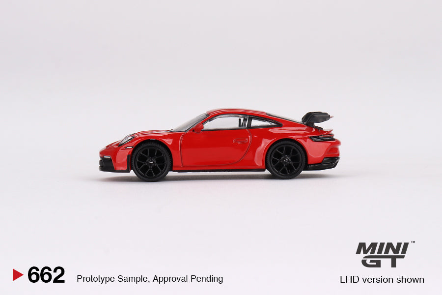 Porsche 911 (992) GT3 – Guards Red – MiniGT