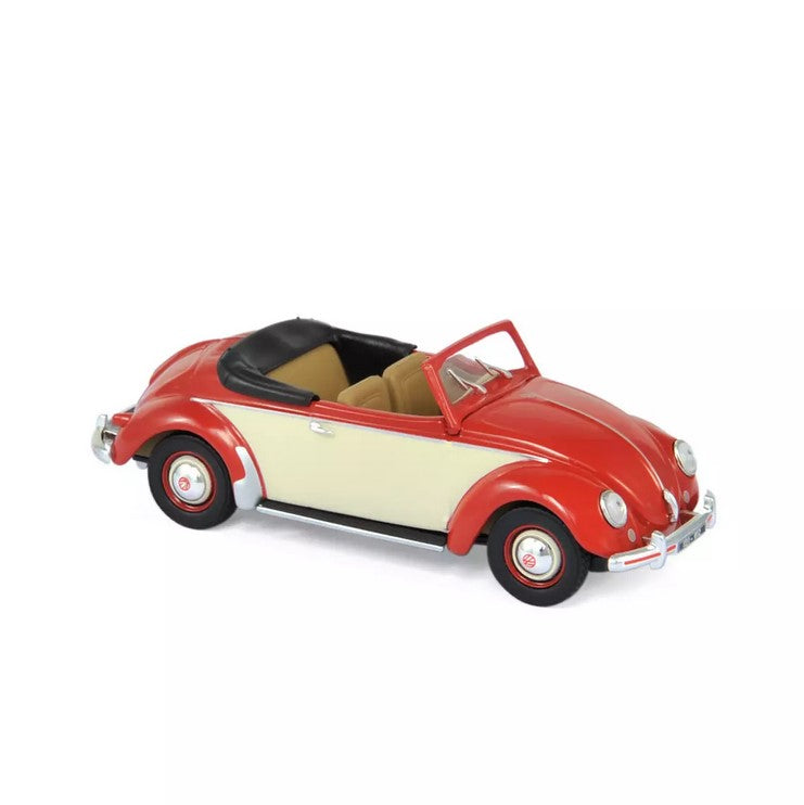 Volkswagen Hebmüller 1949 Cabriolet – Red & Creme – Norev