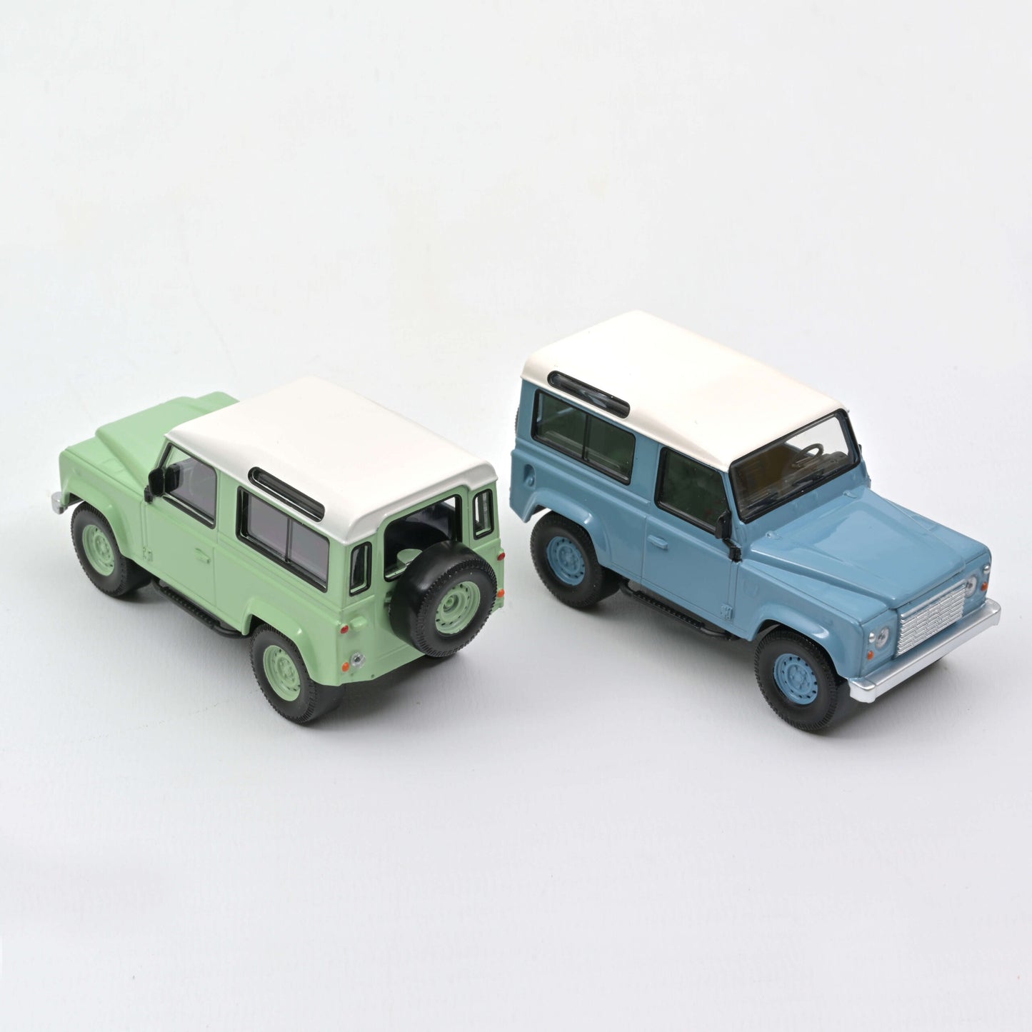 Land Rover Defender 1995 – Blue & White – Norev Jet‑Car
