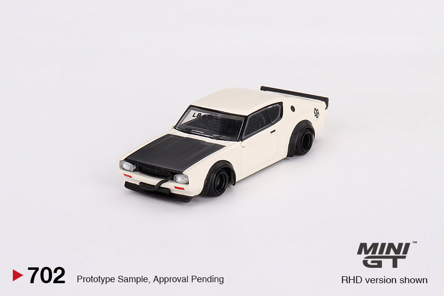 Nissan Skyline Kenmeri – Liberty Walk White – MiniGT