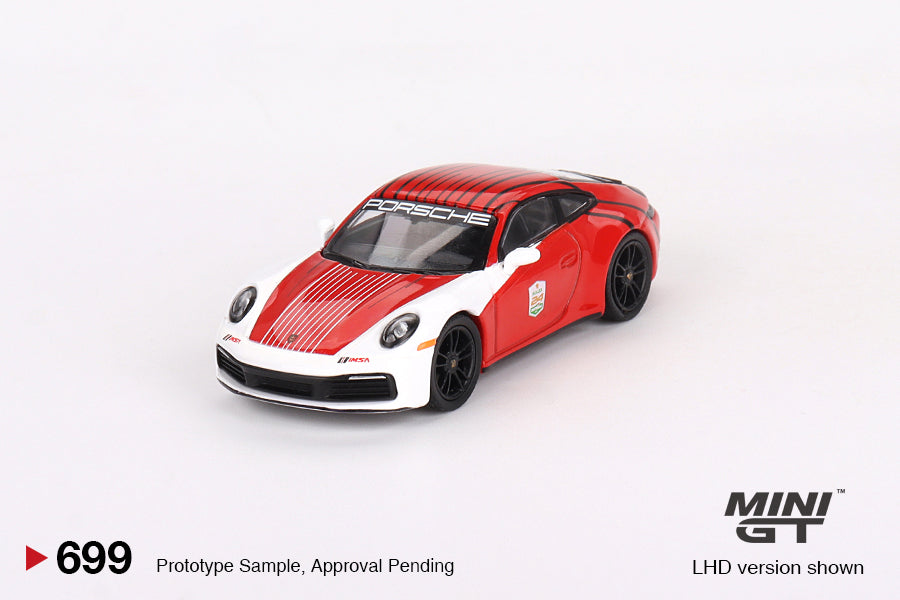 Porsche 911 (992) Carrera S Safety Car – 2023 IMSA Daytona 24 Hrs – 1:64 – Mini GT