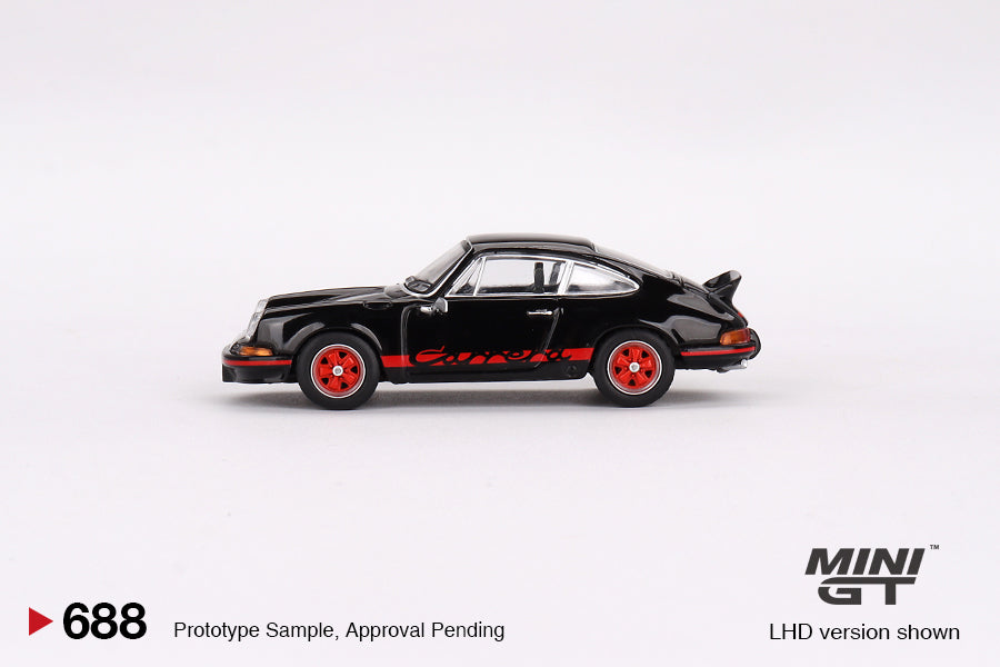 Porsche 911 Carrera RS 2.7 – Black with Red Livery – MiniGT