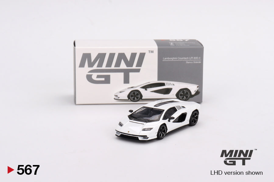 Lamborghini Countach LPI 800‑4 Bianco Siderale – MiniGT