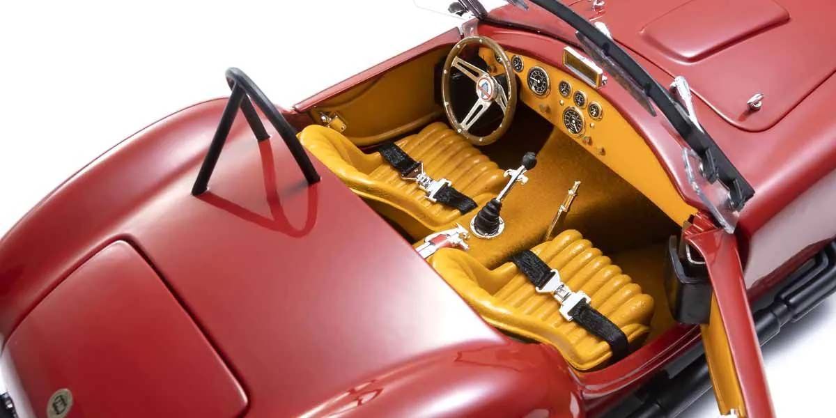 Shelby Cobra 427 S/C Spider 1962 Red enterijer