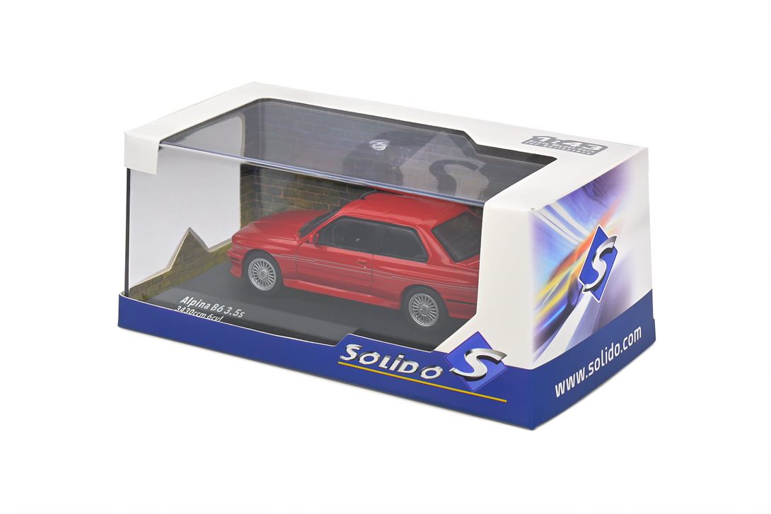 BMW Alpina E30 B6 – 1990 – Brilliant Red – 1:43 – Solido