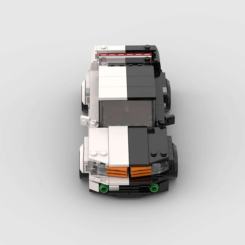 Mercedes-Benz 190E Black/White - Pogled odozgo