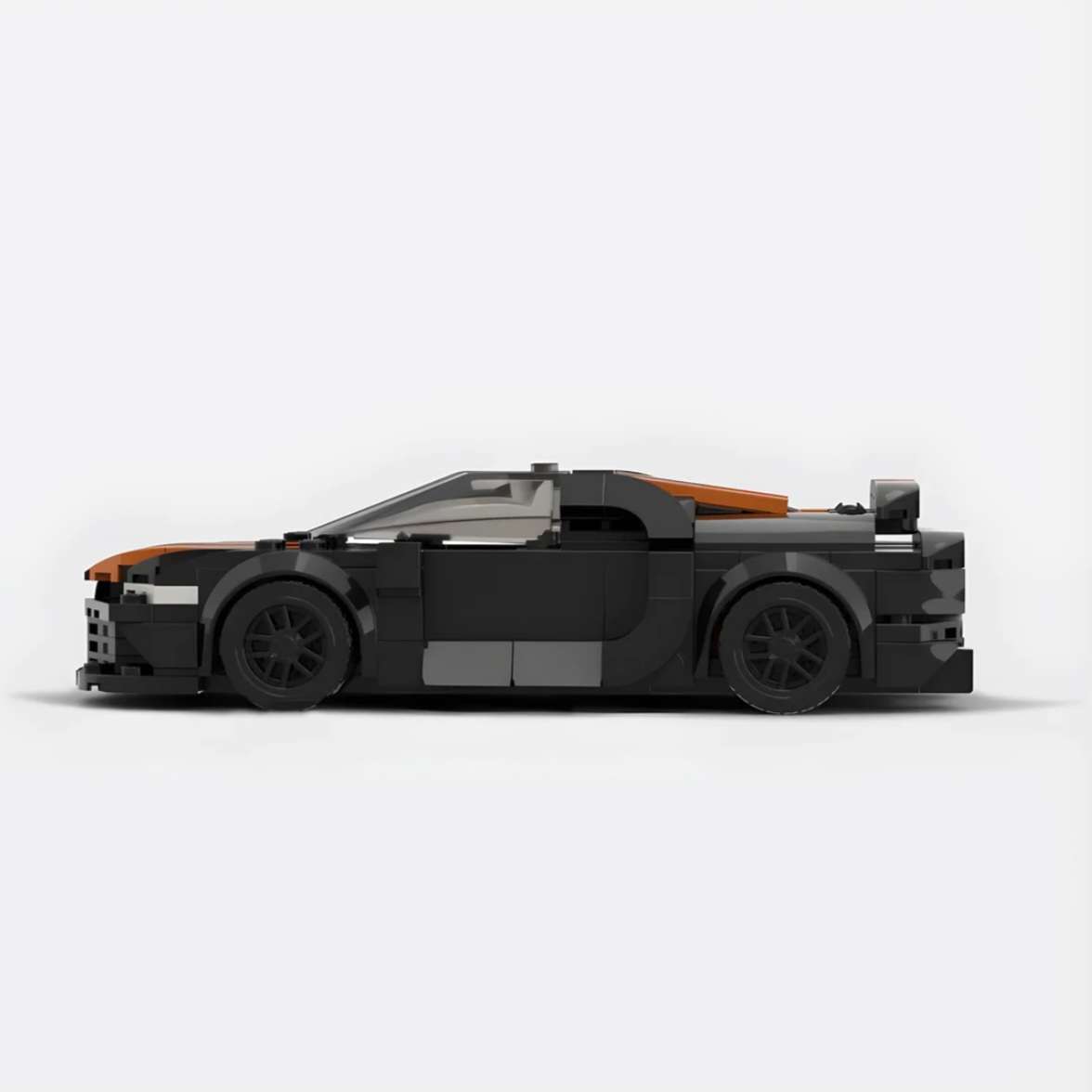 Pogled sa strane Bugatti Chiron Super Sport autića na sklapanje