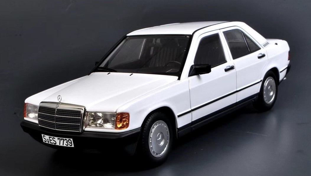 Mercedes‑Benz 190 E (W201) 1984 – White – 1:18 Norev