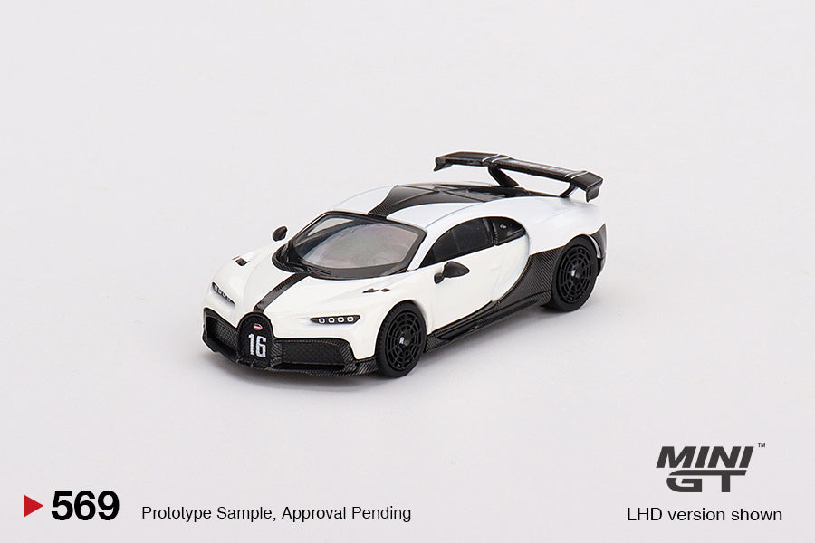 Bugatti Chiron Pur Sport – White – 1:64 – Mini GT