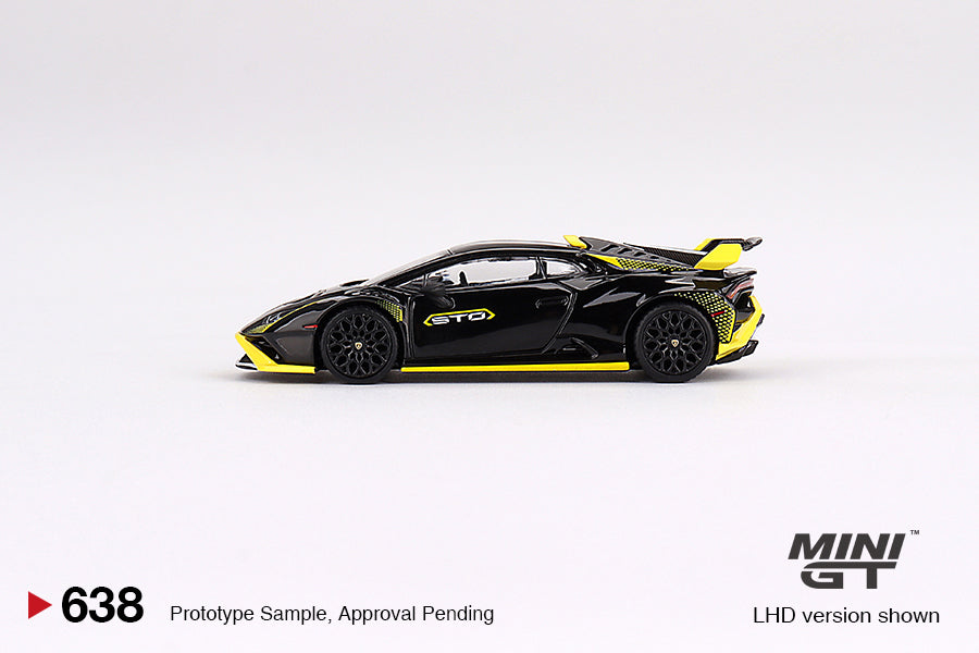 Lamborghini Huracán STO – Nero Noctis – MiniGT