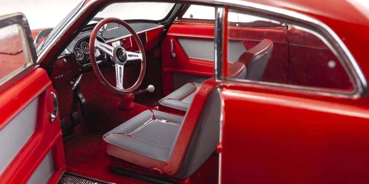 Enterijer Alfa Romeo Giuletta SV Mille Miglia 1956 metalnog autića