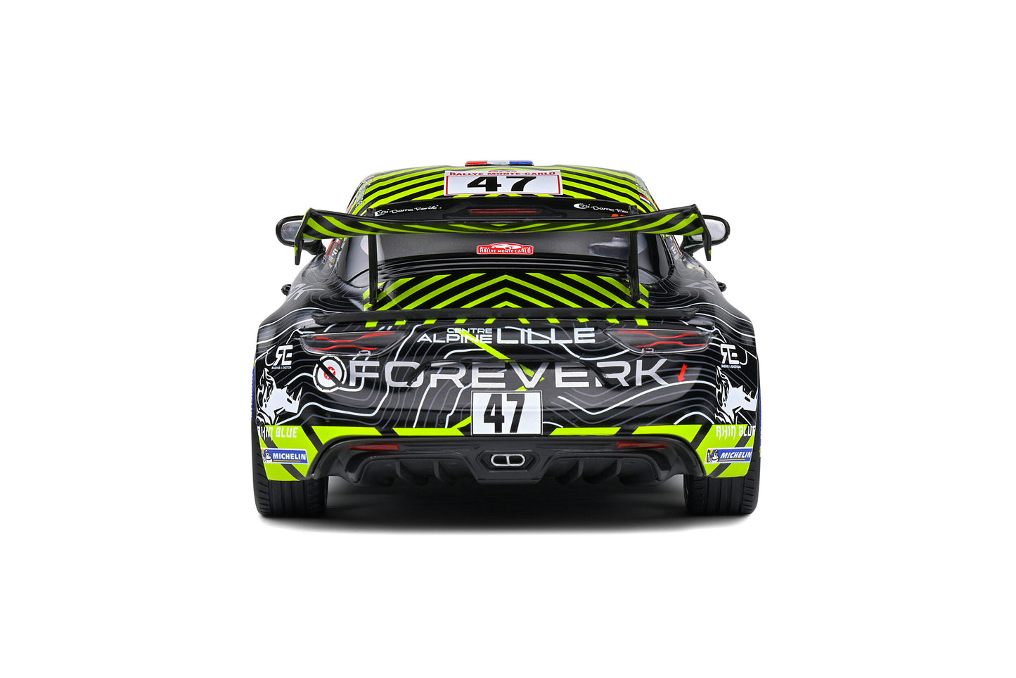 Alpine A110 – Rallye Monte-Carlo – 2022 – #4 Delecour / Guigonnet – Solido