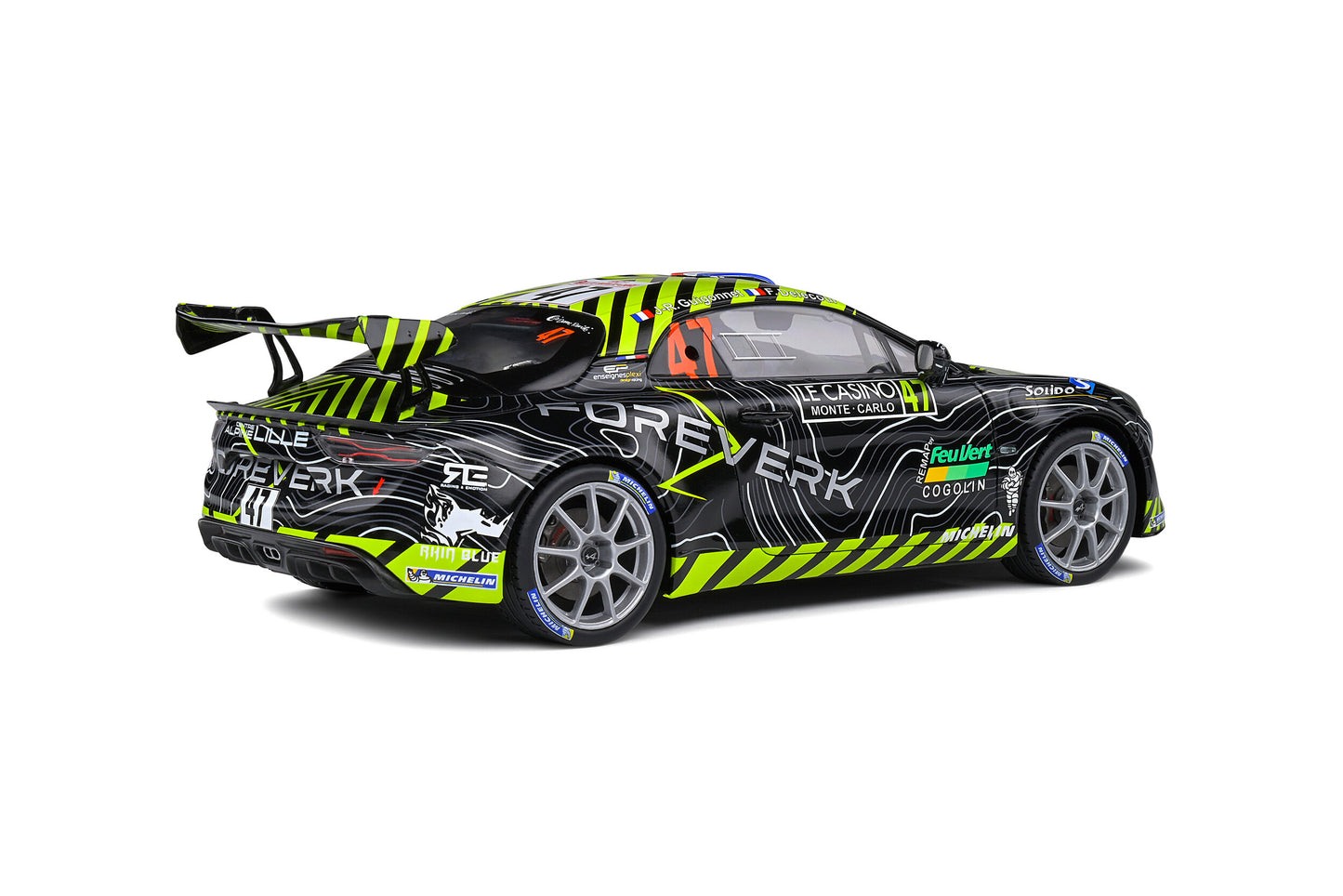 Alpine A110 – Rallye Monte-Carlo – 2022 – #4 Delecour / Guigonnet – Solido