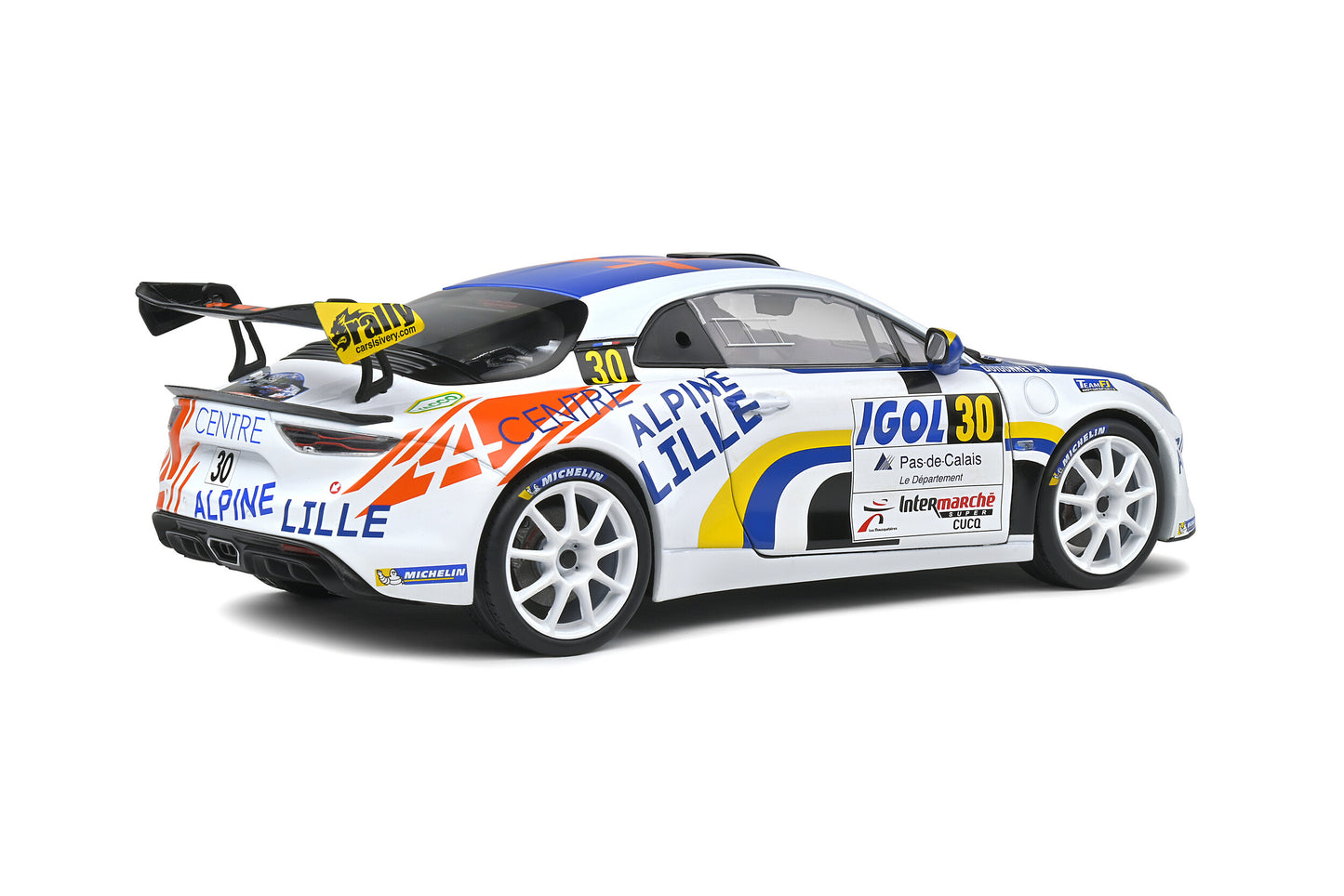 Alpine A110 RGT – Rallye du Touquet – 2020 – #30 F. Delecour – Solido
