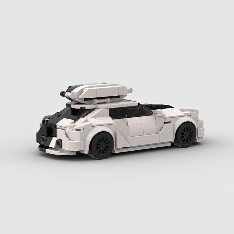 Audi RS6 Black and White model od nazad