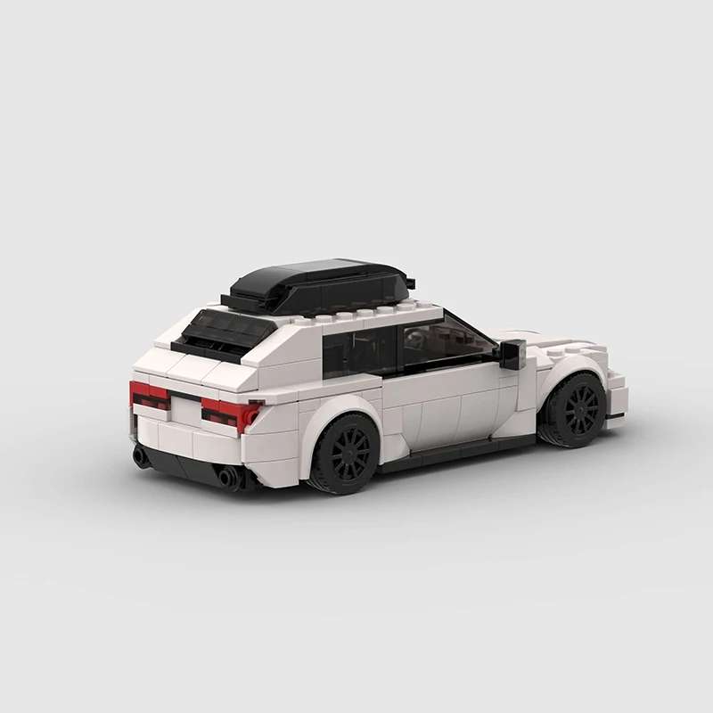Audi RS6 White autić od nazad
