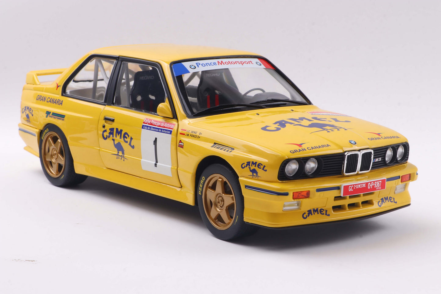 BMW E30 M3 Gr.A – Rally Principe Asturias – 1992 – #1 J.M. Ponce / J.C. Deniz – Solido