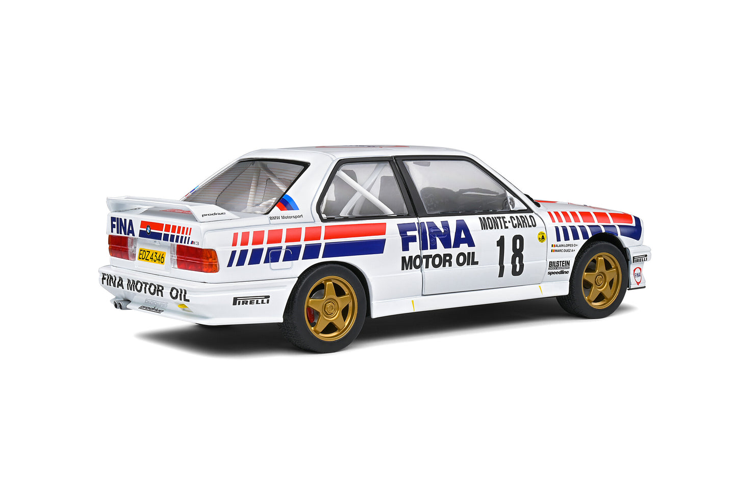 BMW E30 M3 Gr.A – Rally Montecarlo 1989 – #18 M. Duez / A. Lopes – 1:18 – Solido