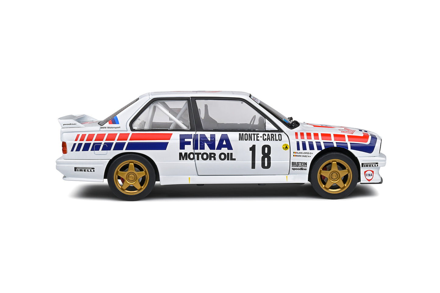 BMW E30 M3 Gr.A – Rally Montecarlo 1989 – #18 M. Duez / A. Lopes – 1:18 – Solido