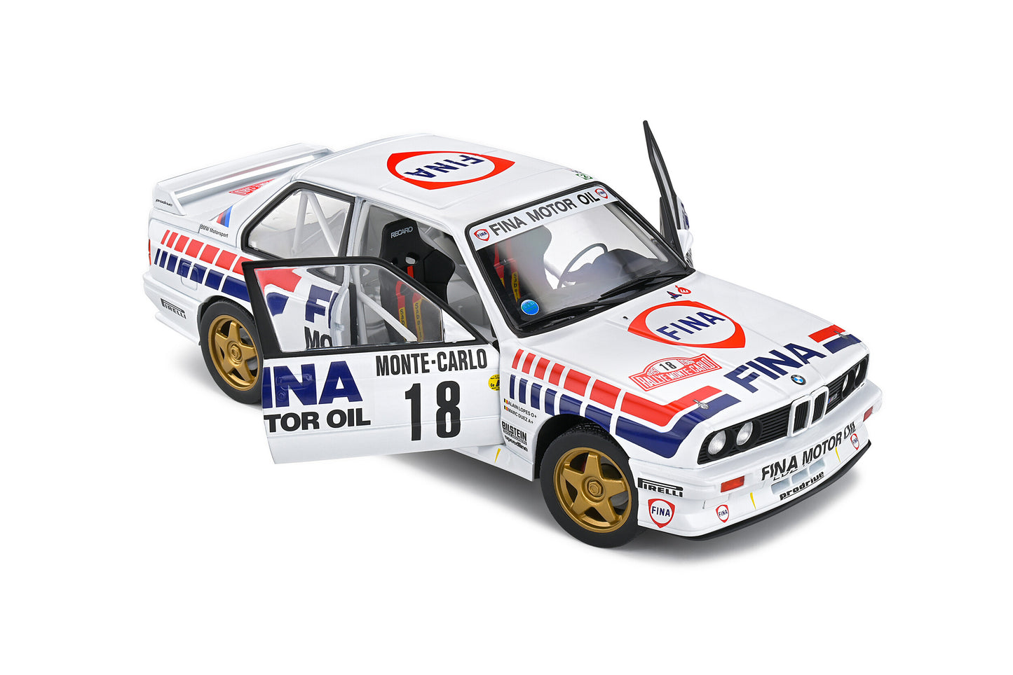 BMW E30 M3 Gr.A – Rally Montecarlo 1989 – #18 M. Duez / A. Lopes – 1:18 – Solido