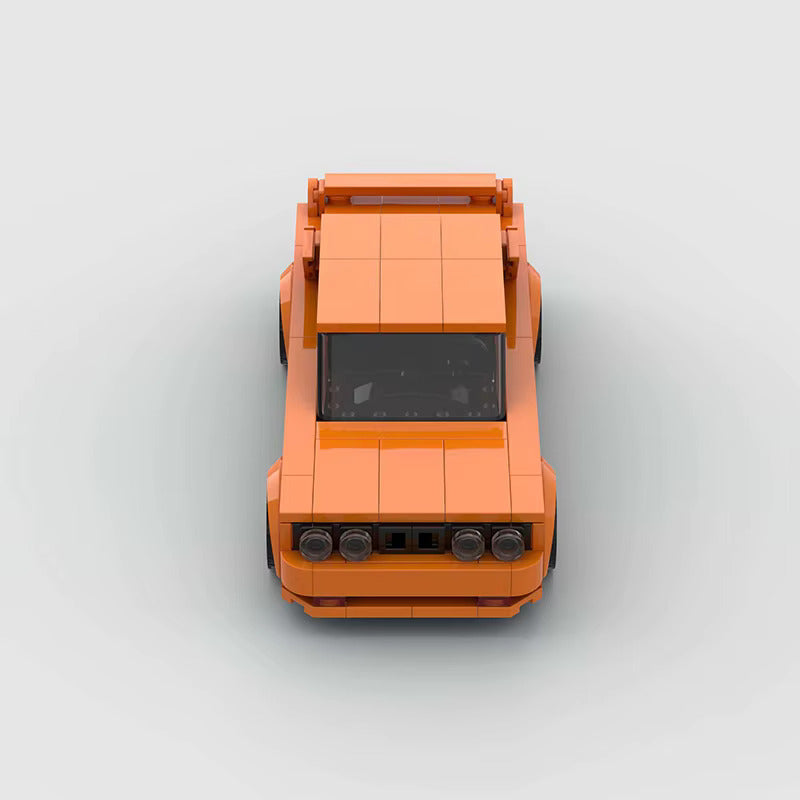BMW E30 M3 Orange – pogled odozgo