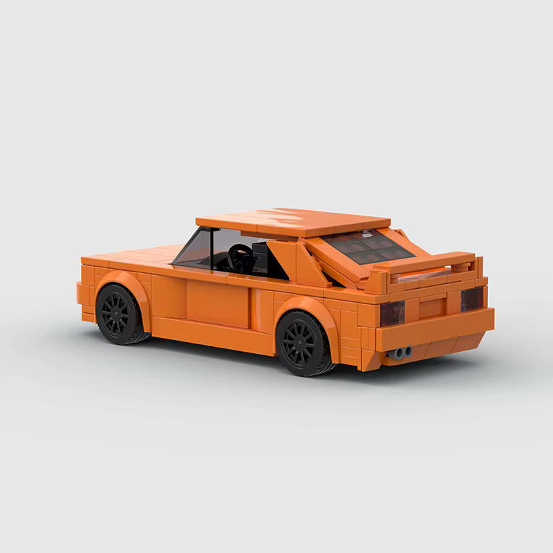 BMW E30 M3 Orange – pogled sa zadnje strane