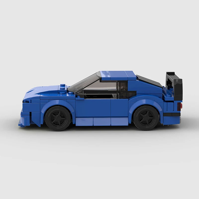 Bočni prikaz sastavljenog BMW E36 | Blue autića.