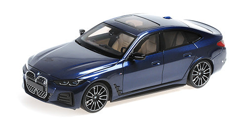 BMW i4 M50 2022 plavi metalik – pogled sa prednje strane