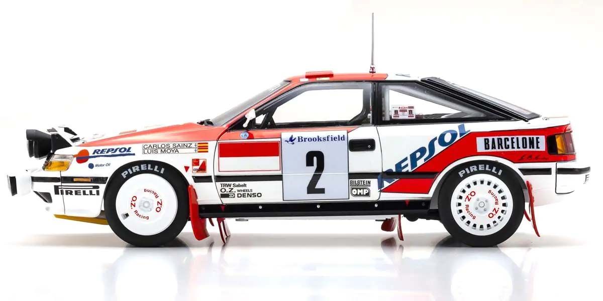 Prikaz bočne strane Toyota Celica GT-Four C.Sainz Winner Monte Carlo 1991 Nr2