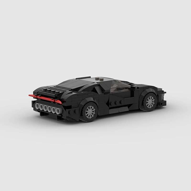 Bugatti La Voiture Noire autić na sklapanje - pogled sa zadnje strane