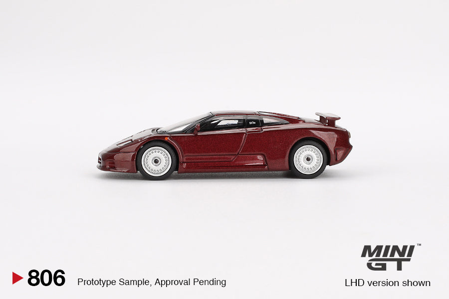 Bugatti EB110 GT – Dark Red Metallic – MiniGT