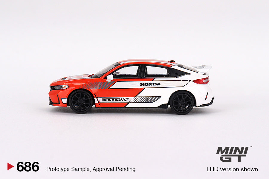 Honda Civic Type R 2023 – Pace Car Red – MiniGT