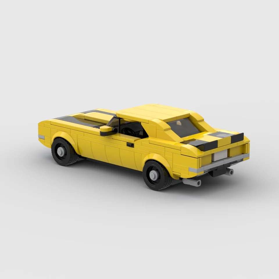 Zadnji pogled Chevrolet Camaro Z28 | Daytona Yellow (1969) autića