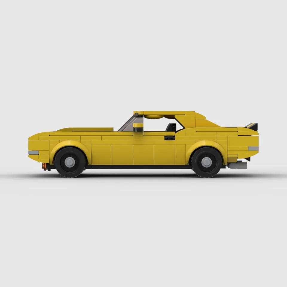 Bočni pogled Chevrolet Camaro Z28 | Daytona Yellow (1969) autića