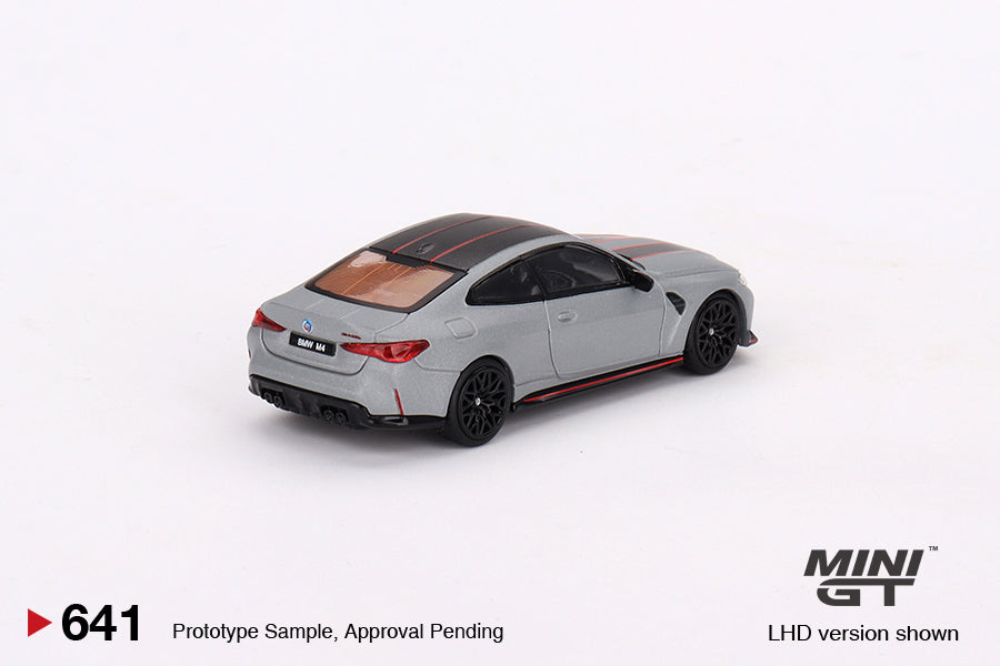 BMW M4 CSL – Frozen Brooklyn Grey Metallic – MiniGT