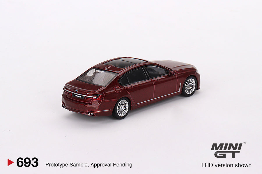BMW Alpina B7 xDrive – Aventurin Red – MiniGT