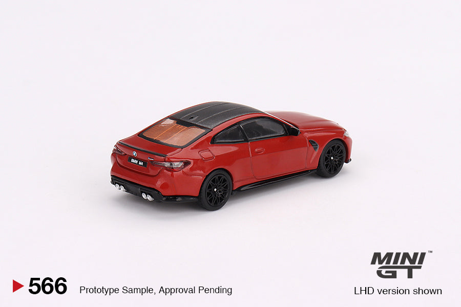 BMW M4 Competition (G82) – Toronto Red Metallic – 1:64 – Mini GT