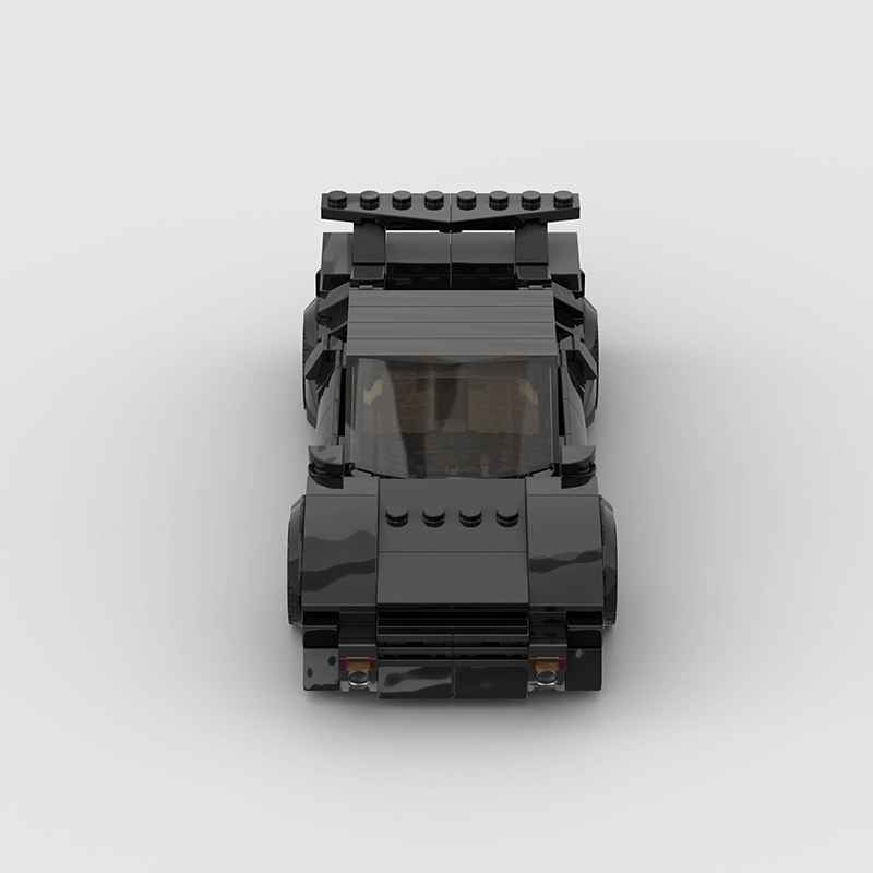 De Tomaso Pantera - Pogled odozgo: De Tomaso Pantera sa gornje strane, detaljan pogled na strukturu.