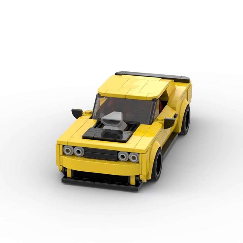 Dodge STR Demon Yellow - pogled odozgo